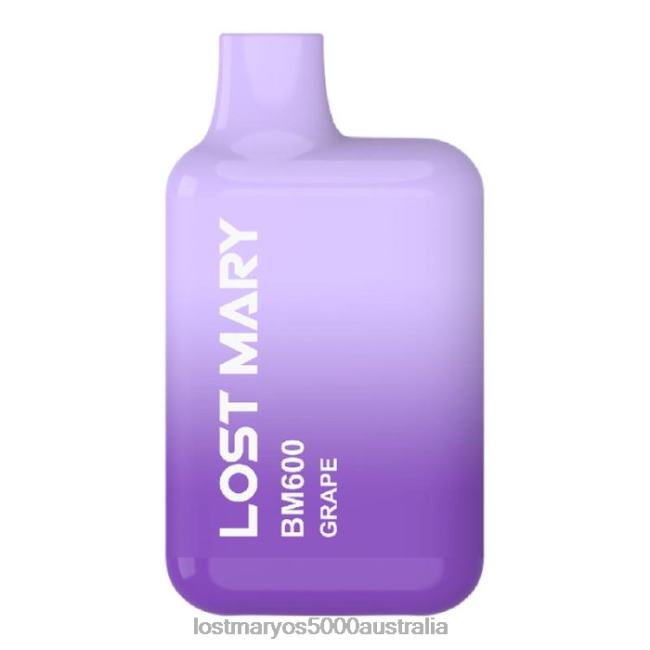 LOST MARY BM600 Disposable Vape Grape JPDZX155 Lost Mary Flavours
