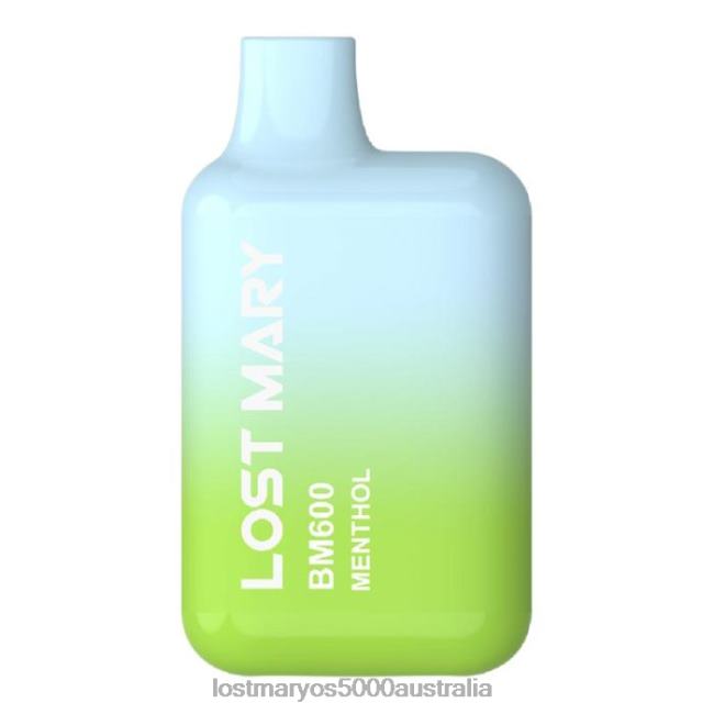 LOST MARY BM600 Disposable Vape Menthol JPDZX153 Lost Mary Vape Sydney