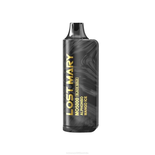 LOST MARY MO5000 Black Gold Disposable 10mL Alphonso Mango Ice TXB06 Lost Mary Vape Flavors