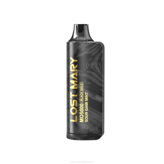 LOST MARY MO5000 Black Gold Disposable 10mL Sour Gami Mint TXB04 Lost Mary Vape Near Me