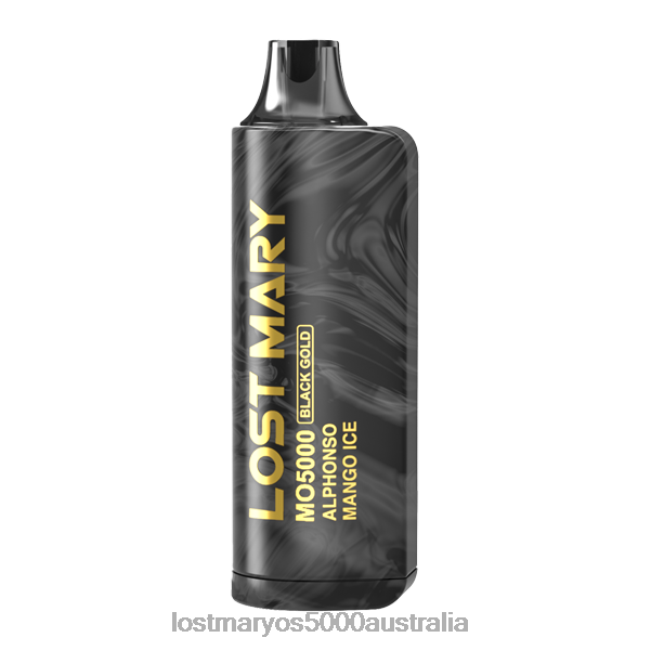 LOST MARY MO5000 Black Gold Edition Alphonso Mango Ice JPDZX92 Lost Mary Bm609 Australia