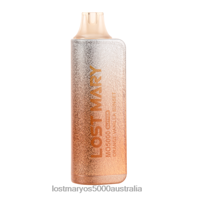 LOST MARY MO5000 Glitter Edition Orange Vanilla Sunset JPDZX124 Lost Mary Vape Near Me