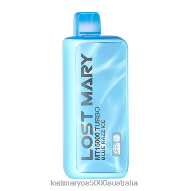 LOST MARY MT15000 Turbo Blue Razz Ice JPDZX100 Lost Mary Wholesale
