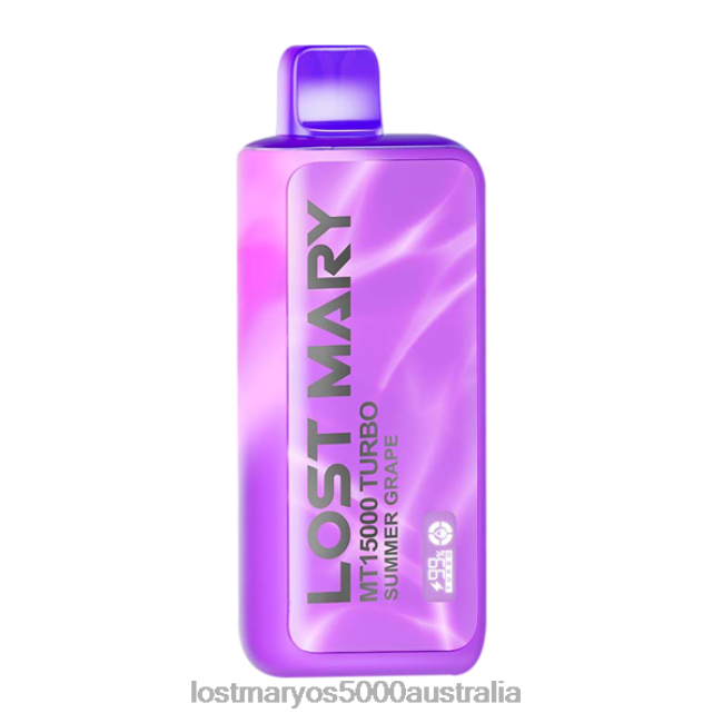 LOST MARY MT15000 Turbo Summer Grape JPDZX111 Lost Mary Vape Australia