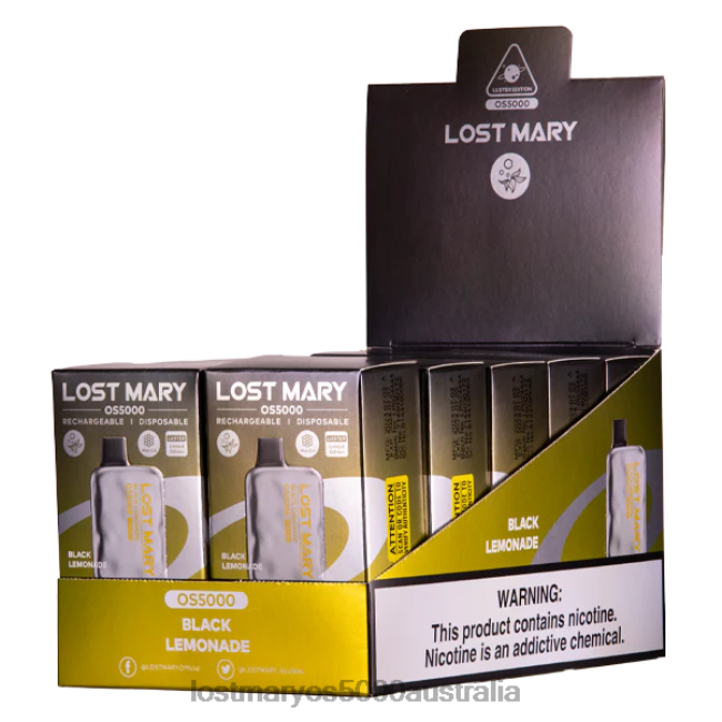 LOST MARY OS5000 Luster Black Lemonade JPDZX8 Lost Mary Flavours Ranked