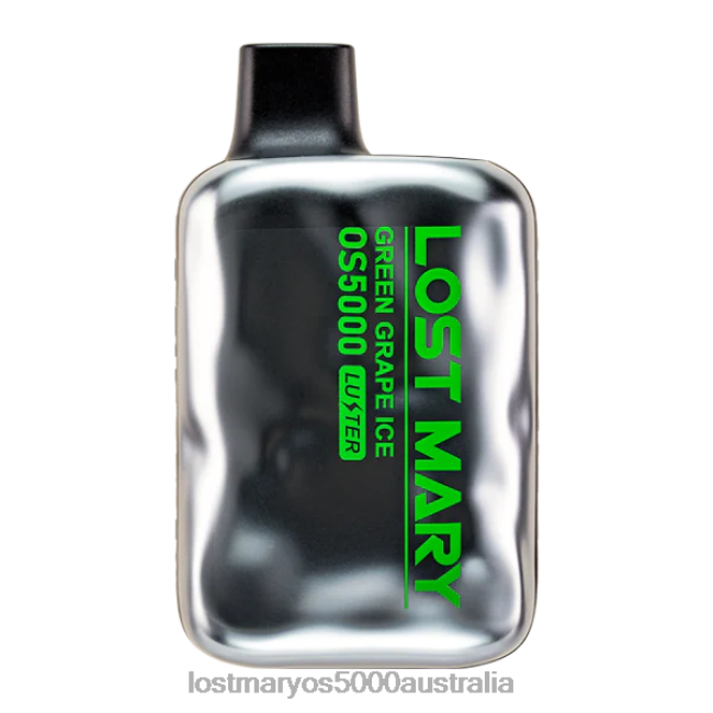 LOST MARY OS5000 Luster Green Grape Ice JPDZX35 Lost Mary Flavours