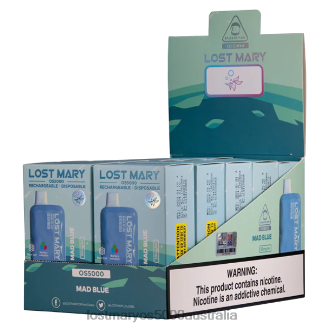LOST MARY OS5000 Mad Blue JPDZX46 Lost Mary Vape Flavors