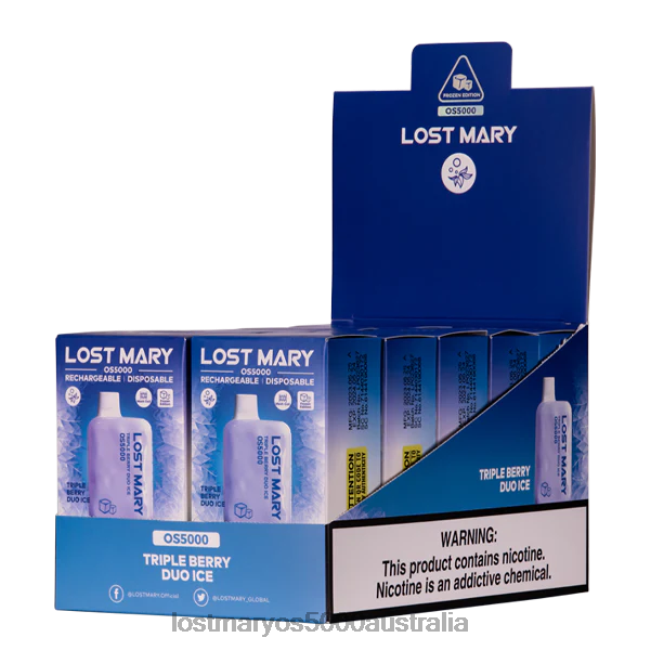 LOST MARY OS5000 Triple Berry Duo Ice JPDZX74 Lost Mary Vape Near Me