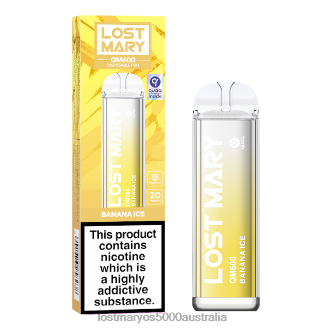 LOST MARY QM600 Disposable Vape Banana Ice JPDZX167 Lost Mary Vape Price