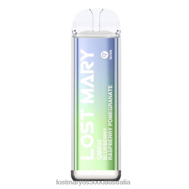 LOST MARY QM600 Disposable Vape Blueberry Raspberry Pomegranate JPDZX159 Lost Mary Flavours New