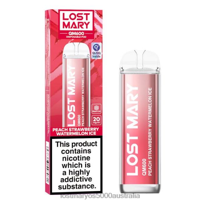 LOST MARY QM600 Disposable Vape Peach Strawberry Watermelon JPDZX166 Lost Mary Vape Flavors