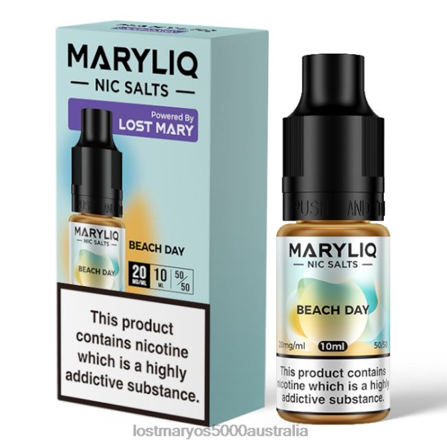 LOST MARY MARYLIQ Nic Salts - 10ml Beach Day JPDZX206 Lost Mary Vape Flavors
