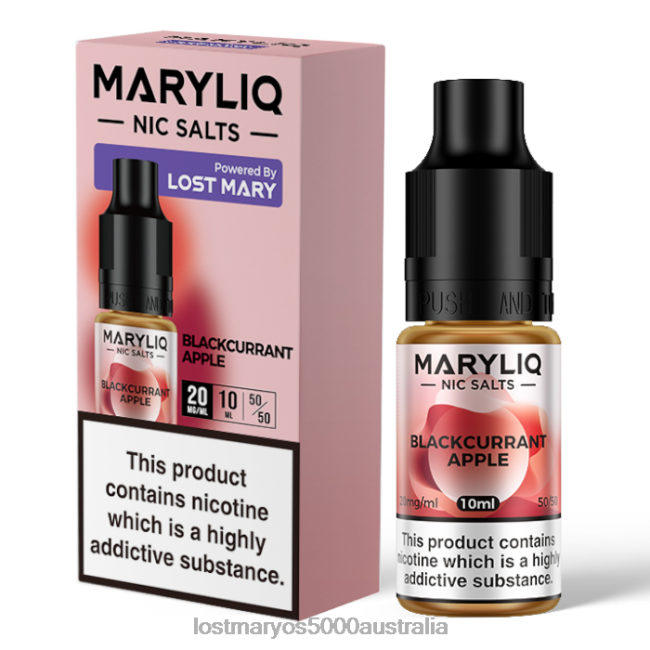 LOST MARY MARYLIQ Nic Salts - 10ml Blackcurrant JPDZX221 Lost Mary Vape Australia