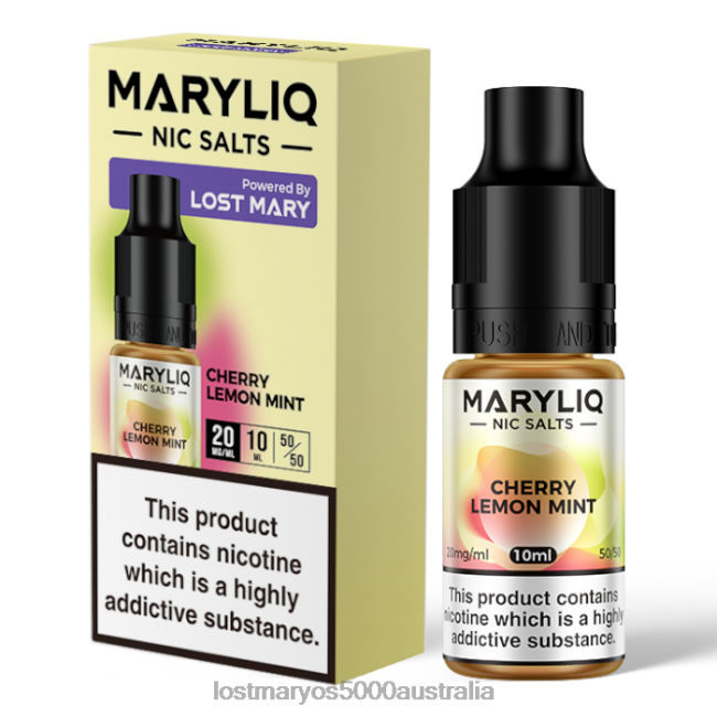 LOST MARY MARYLIQ Nic Salts - 10ml Cherry JPDZX209 Lost Mary Flavours New