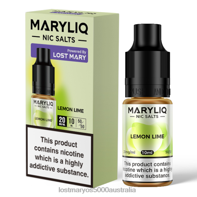 LOST MARY MARYLIQ Nic Salts - 10ml Lemon JPDZX211 Lost Mary Vape Australia