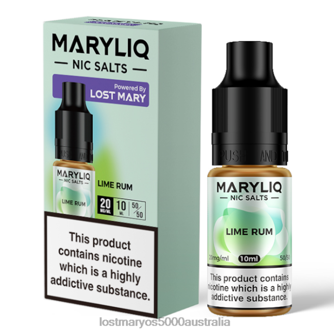 LOST MARY MARYLIQ Nic Salts - 10ml Lime JPDZX212 Lost Mary Bm621 Australia