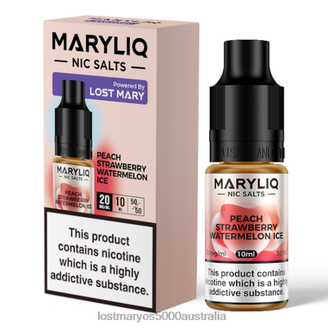 LOST MARY MARYLIQ Nic Salts - 10ml Peach JPDZX213 Lost Mary Vape Sydney
