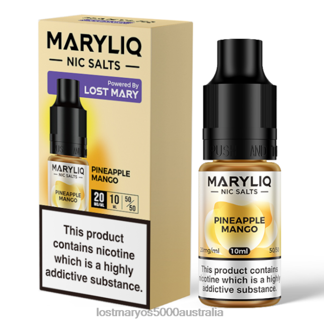 LOST MARY MARYLIQ Nic Salts - 10ml Pineapple JPDZX214 Lost Mary Vape Near Me