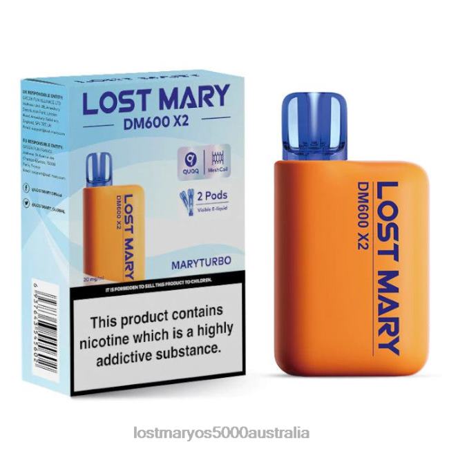LOST MARY DM600 X2 Disposable Vape Maryturbo JPDZX195 Lost Mary Flavours