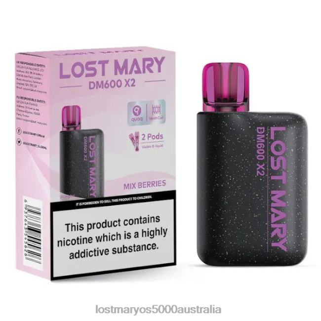 LOST MARY DM600 X2 Disposable Vape Mix Berries JPDZX196 Lost Mary Vape Flavors